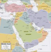 Image result for Modern Map of the Middle East