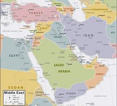 Image result for A Map of Middle East