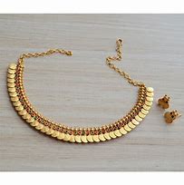 Image result for Gold Necklace Coin Pendant Hindu