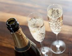 Image result for Champagne Glasses Celebration and Bottle