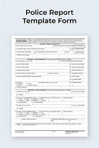 Image result for Sample Blank Police Report Forms