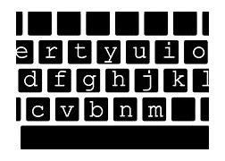 Image result for Keyboard Letter Art