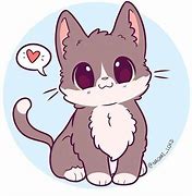 Image result for Cute Fluffy Chibi Cat