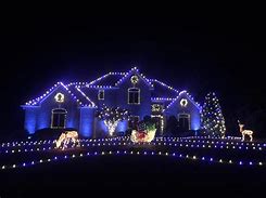 Image result for Blue and White Cluster Christmas Lights