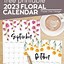Image result for Floral Desktop Calendar 2023