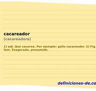 Image result for cacareador