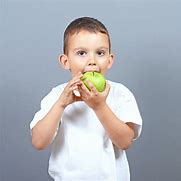 Image result for Kid Eating an Apple