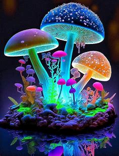 Solve Toadstools jigsaw puzzle online with 88 pieces
