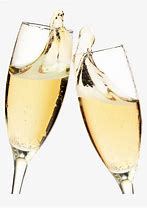 Image result for Gold Rimmed Champagne Glasses