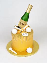 Image result for Birthday Cake and Champagne