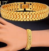 Image result for 1 Inch 18K Gold Bracelet