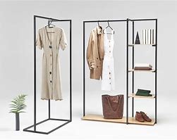 Image result for Clothes Rack Against Wall