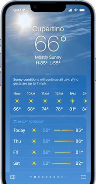 Image result for iPhone 11 Weather