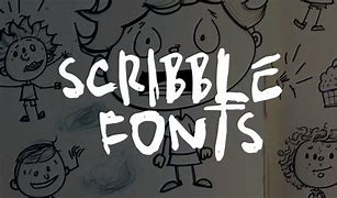 Image result for Scribble Font