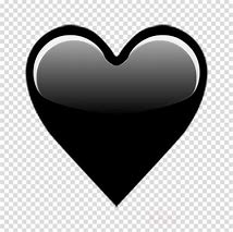 Image result for black hearts emoji clip graphics