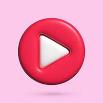 Image result for 3D Play Button Icon