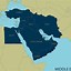 Image result for Map of the Middle East including Israel