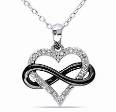 Image result for Diamond Heart Pendant Necklace