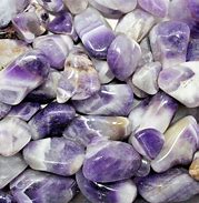 Image result for Chevron Amethyst Tumbled