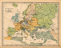 Image result for Map of Europe Detailed Old