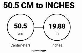 Image result for 50 Cm to Inches Conversion