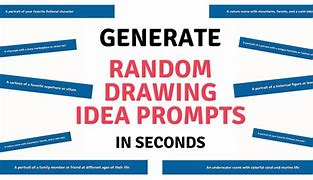 Image result for Random Drawing Idea Generator