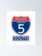 Image result for Interstate 5 Oregon Signage