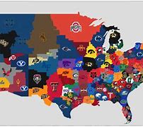 Image result for College Football Imperialism State Border Map
