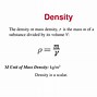 Image result for Common Density Chart
