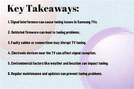 Image result for Samsung TV Tuning Problems