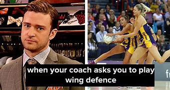 Image result for Wing Attack Netball Funny