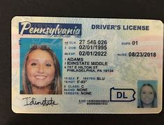 Image result for PA Real ID Card