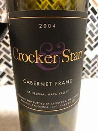 Image result for Crocker Starr Cabernet Franc Napa Valley
