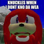 Image result for Knuckles OH No