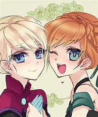 Image result for Anna Elsa Anime Fan Art