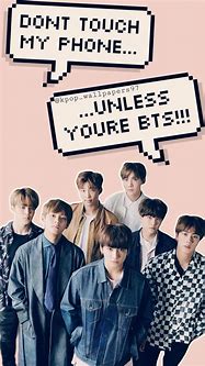 Image result for BTS Wallpaper Don't Touch My Tablet
