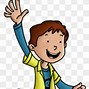 Image result for Boy Raising Hand Clip Art