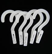 Image result for White Plastic Laundry Hanger Hooks
