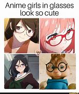 Image result for Anime with Glasses Meme
