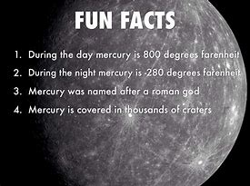 Image result for Space Facts Mercury