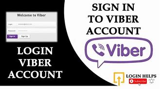 Image result for Viber Sign Up Online