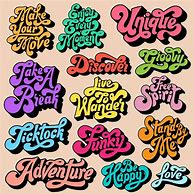 Image result for Vector Typography Design