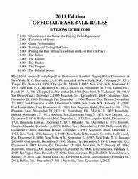 Image result for Baseball Rules and Regulation