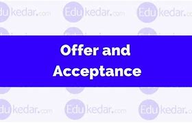 Image result for What Is Proper Offer and Its Acceptance