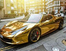 Image result for Real Gold Ferrari