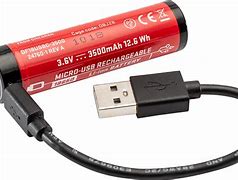 Image result for 18650 USB Rechargeable Battery