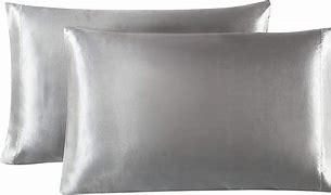 Image result for Grey Silk Pillowcase