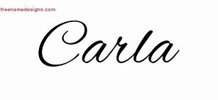 Image result for Carla Name Art