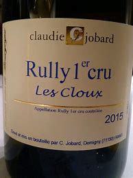 Image result for Claudie Jobard Rully Cloux Blanc