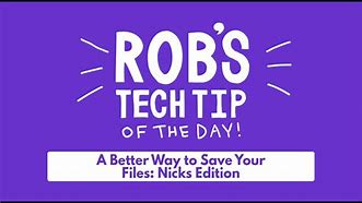 Image result for Tech Tip of the Day